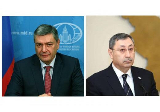 Халафов и Руденко обсудили двустороннюю повестку между Баку и Москвой и реализацию договоренностей по Карабаху