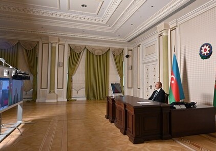 Президент Азербайджана дал интервью телеканалу France 24 (Фото-Обновлено)