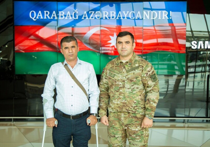 На лечение в Турцию отправлены еще четверо азербайджанских военнослужащих (Фото)