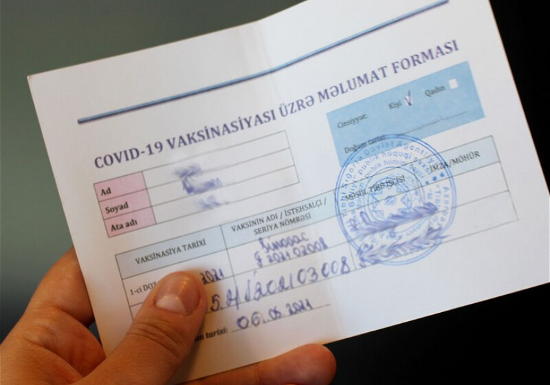 В Гёйчае задержаны врачи, продававшие фальшивые ковид-паспорта