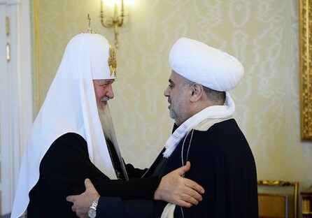 В Москве проходит встреча Аллахшукюра Пашазаде и патриарха Кирилла