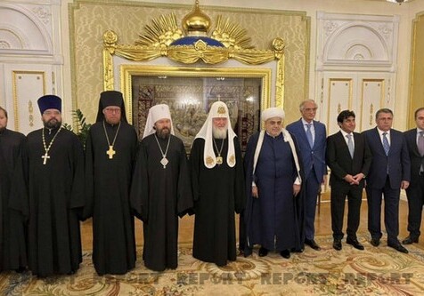 В Москве состоялась встреча религиозных лидеров Азербайджана и России (Фото)