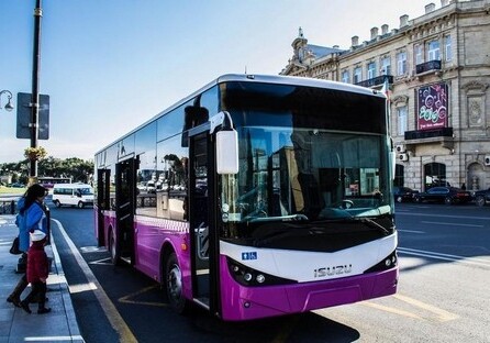 В Баку временно изменена схема движения одного из автобусов