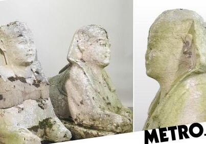 Семья из Британии обнаружила у себя в саду древнеегипетские статуи