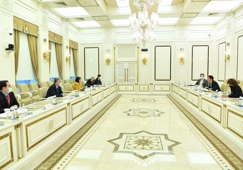 Сахиба Гафарова встретилась с делегацией НАТО (Фото)