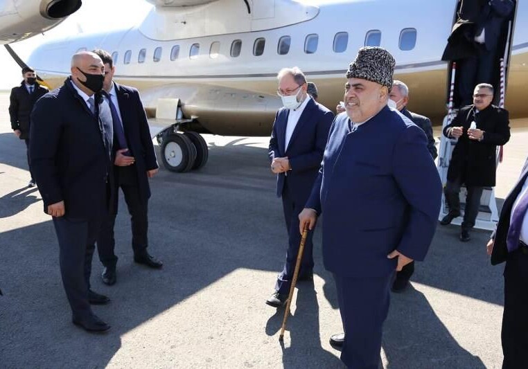 Религиозные лидеры Азербайджана и Турции отправились в Карабах (Фото)