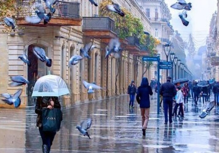 В Баку и на Абшеронском полуострове местами ожидаются дожди
