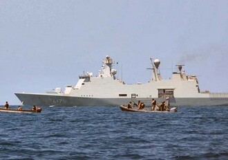  Экипаж датского фрегата потопил судно пиратов у берегов Нигерии