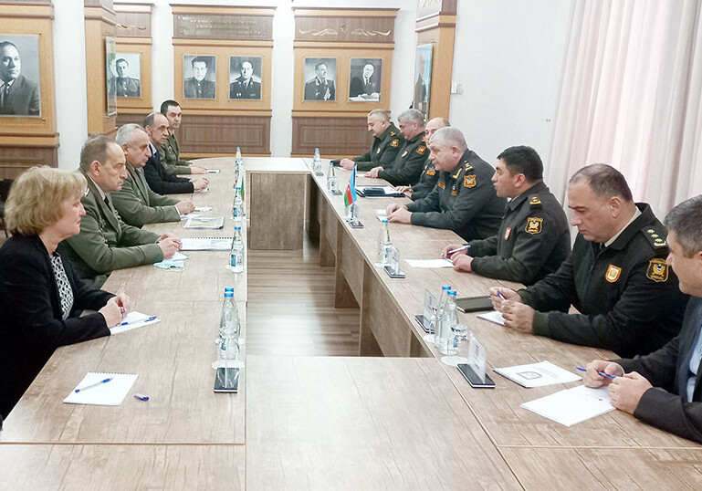 В Военной академии состоялась встреча с болгарской делегацией (Видео)
