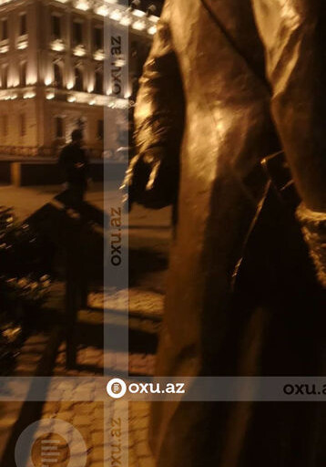 Выясняется характер повреждений памятника Тагиеву (Фото)