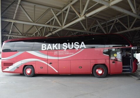 Госслужба автотранспорта о количестве пассажиров на автобусных рейсах на освобожденные территории Азербайджана