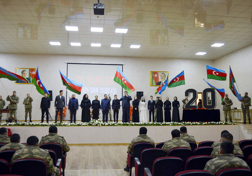 В Азербайджанской Армии проведен ряд мероприятий по случаю очередной годовщины трагедии 20 Января (Видео)