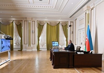 Президент Ильхам Алиев принял в видеоформате министра дорог и градостроительства Ирана (Фото-Обновлено)