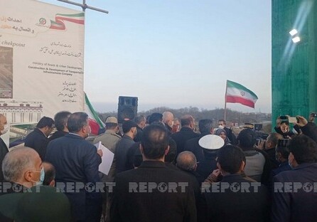 Состоялась церемония закладки автодорожного моста между Азербайджаном и Ираном (Фото)