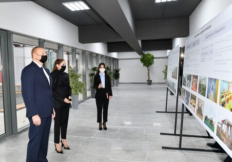 Президент Ильхам Алиев принял участие в открытии нового Учебного и сервисного комплекса в поселке Бина (Фото-Обновлено)
