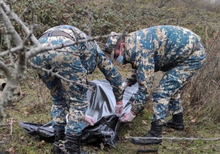 В Физули обнаружены останки еще одного армянского военнослужащего