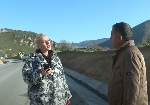 В Карабахе грузинская певица исполнила Sarı gəlin (Видео)