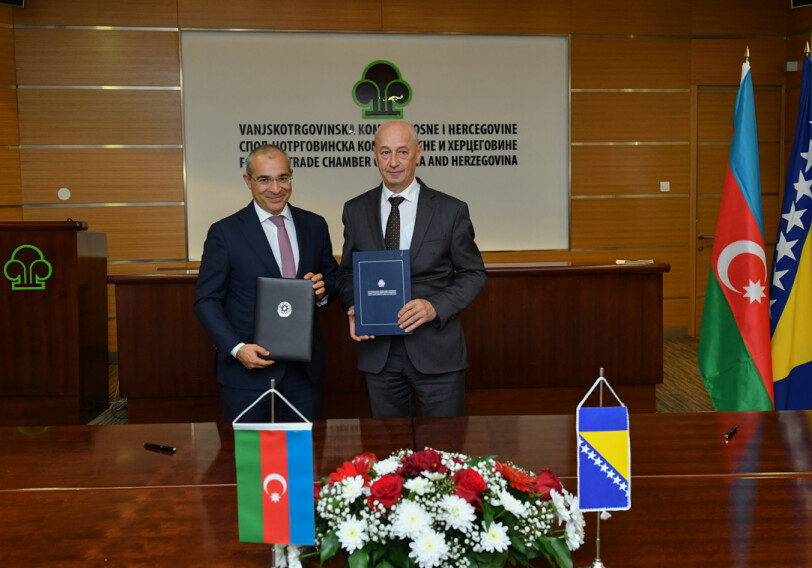 ТПП Азербайджана и Внешнеторговая палата БиГ подписали меморандум о сотрудничестве