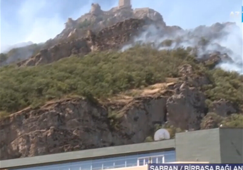 Пожар в Шабране может перекинуться на центр отдыха Qalaaltı – МЧС принимает меры (Видео)