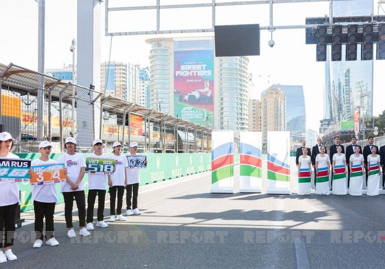 «Формула-1»: Состоялась церемония открытия Гран-при Азербайджана (Фото-Видео)