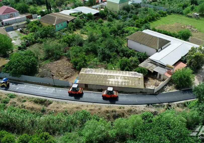 В Билясуваре реконструируется автодорога Алиабад-Хырмандалы-Бейдили (Фото-Видео)