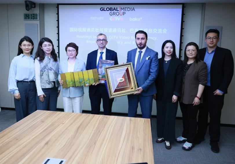 Report и Baku TV подписали меморандум о сотрудничестве с китайским агентством CCTV+