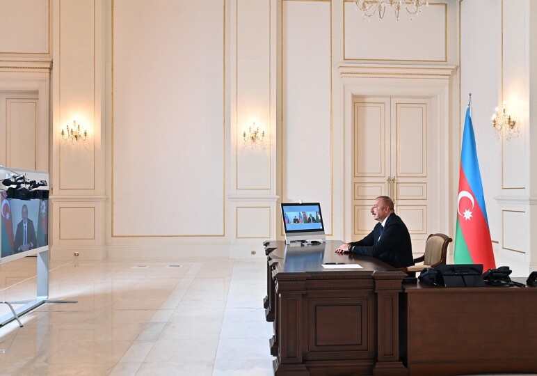 Президент Азербайджана встретился в формате видеоконференции с Президентом Венесуэлы Николасом Мадуро