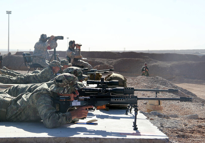 «Снайперский рубеж»: азербайджанские военные поразили заданные цели (Фото)