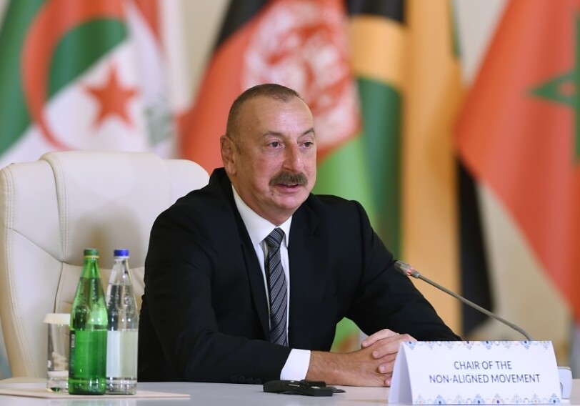 Ильхам Алиев: «Наши друзья в Движении неприсоединения предотвратили провокации против Азербайджана»