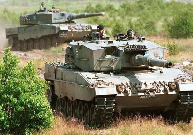 В Украину прибыли 18 немецких танков Leopard 2