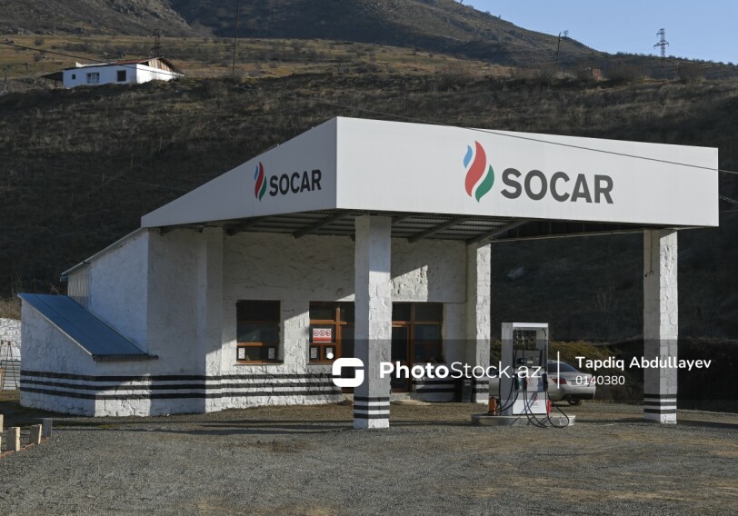 АЗС под брендом SOCAR в Гадруте