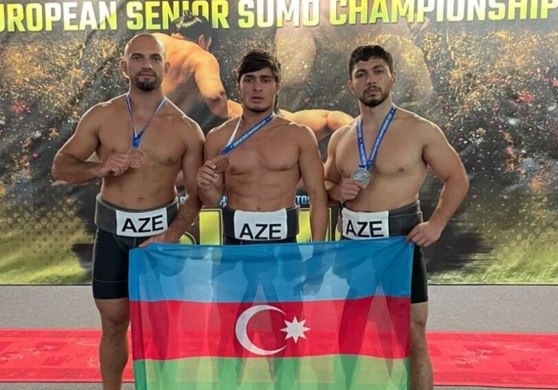 Азербайджанские сумоисты завоевали три медали на Евро
