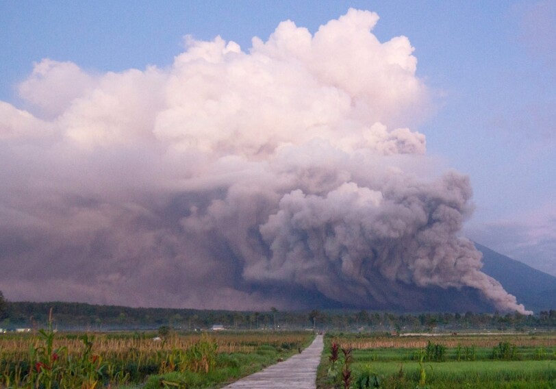 Власти Индонезии начали эвакуацию части жителей Явы из-за извержения вулкана Семеру