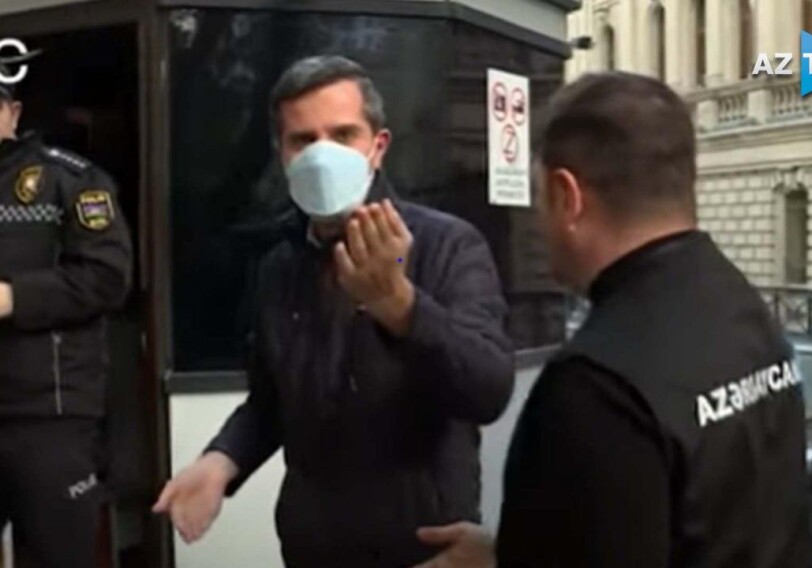Сотрудники AzTV подверглись нападению перед посольством Ирана в Баку (Фото-Видео)