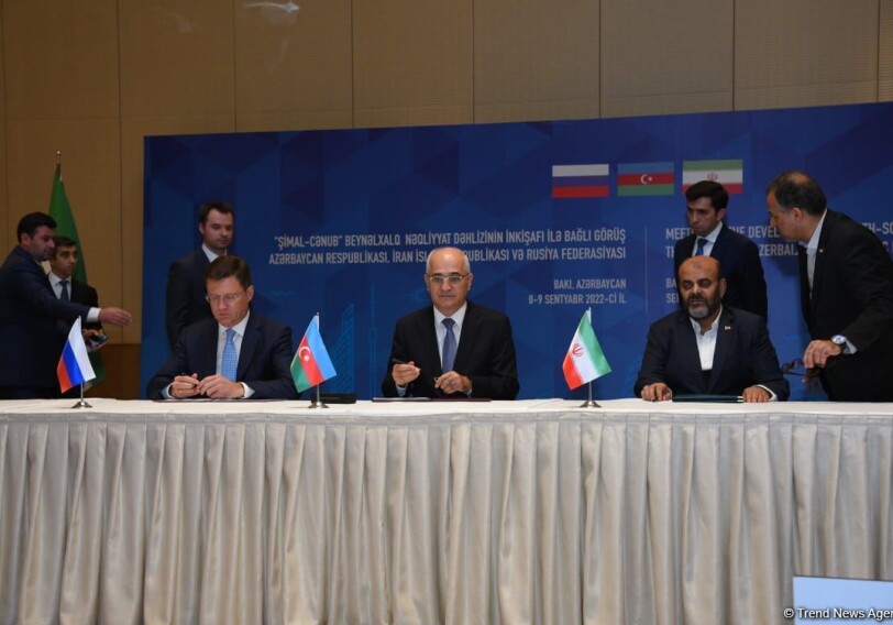Подписана Бакинская декларация по транспортному коридору Север-Юг (Фото)