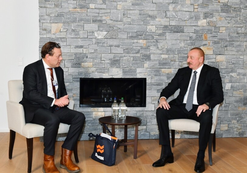 Состоялась встреча Ильхама Алиева с исполнительным директором и акционером компании Damen Shipyards Group (Фото)