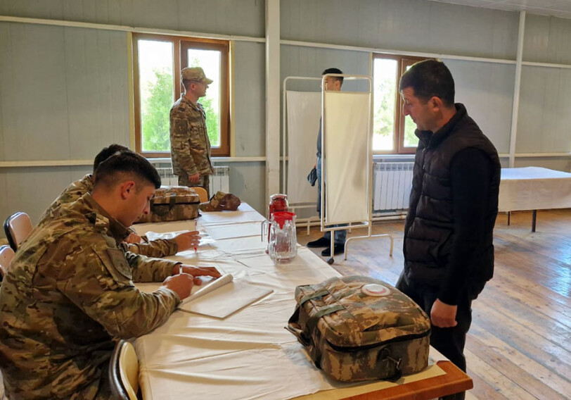В ВС Азербайджана проводятся учебные сборы военнообязанных (Фото)