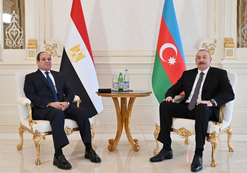 Состоялась встреча президентов Азербайджана и Египта (Фото-Обновлено)