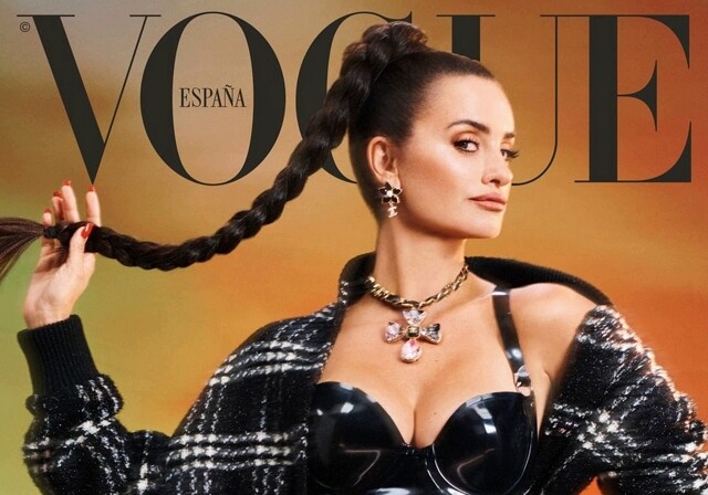 Пенелопа Крус снялась в фотосессии для испанского Vogue (Фото)