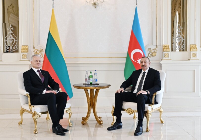В Баку прошла встреча президентов Азербайджана и Литвы (Фото-Обновлено)