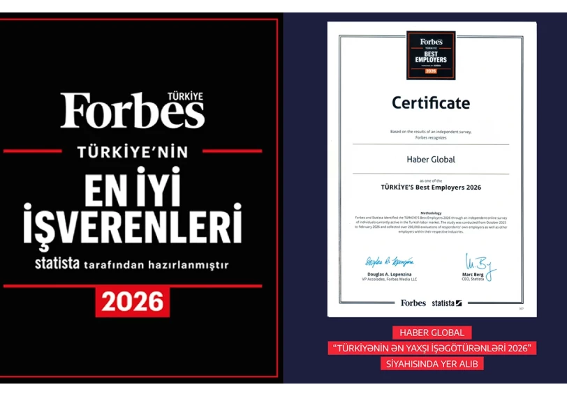 Рейтинг Forbes: Haber Global вошел в список "Лучших работодателей Турции-2026"
