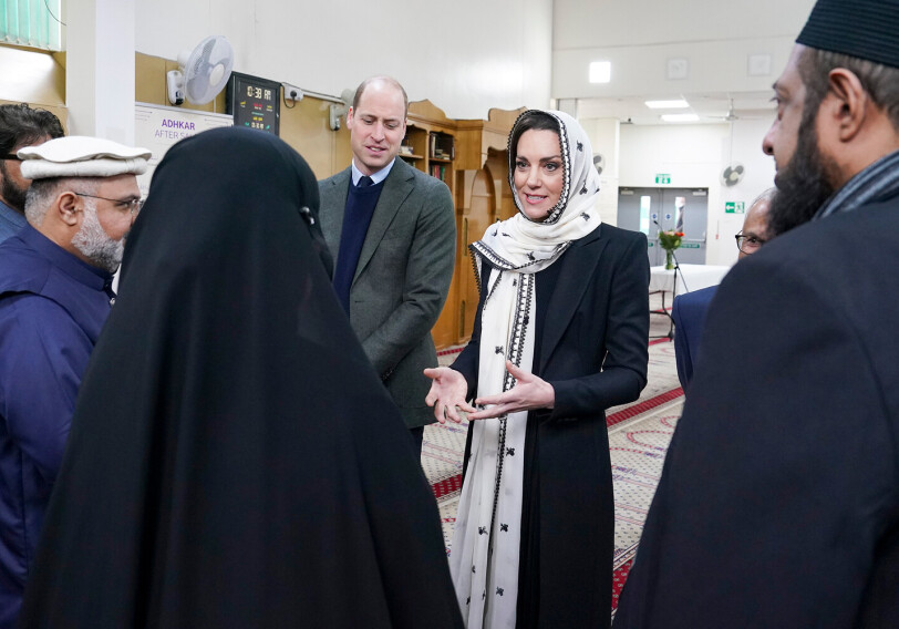 Кейт Миддлтон и принц Уильям посетили Мусульманский центр в Лондоне (Фото)