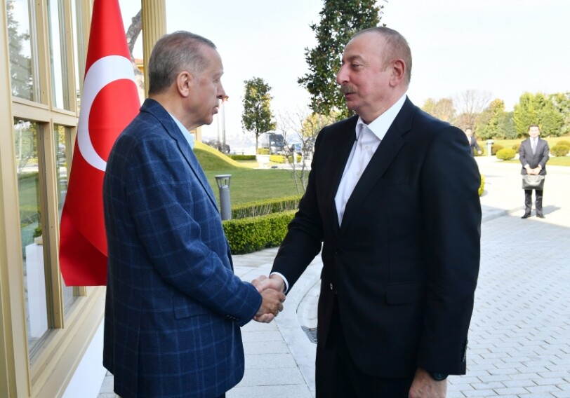 В Стамбуле состоялась встреча президентов Азербайджана и Турции (Фото)