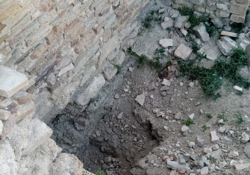 На могиле Шейха Гейдара во второй раз за последние 5 месяцев проведены незаконные раскопки (Фото)