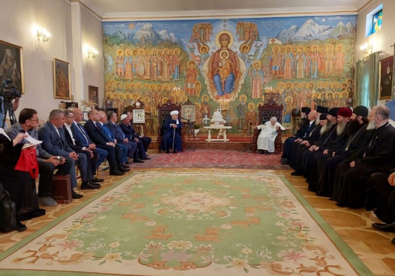 Председатель Управления мусульман Кавказа встретился с патриархом Грузии Илией II