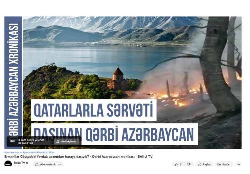 На Baku TV дан старт проекту «Хроника Западного Азербайджана» (Видео)