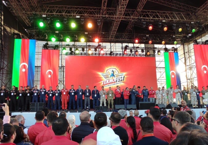 В Баку прошла церемония закрытия фестиваля авиации и космоса TEKNOFEST (Фото)