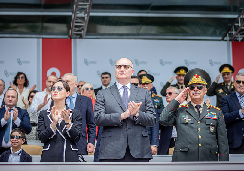 Закир Гасанов принял участие в военном параде в Грузии (Фото)