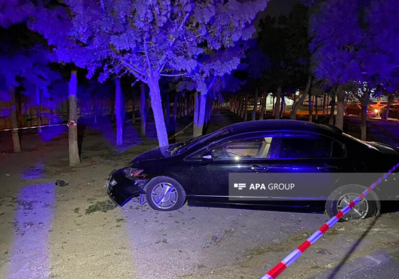 В Баку водитель умер за рулем, пострадали 6 человек (Фото)