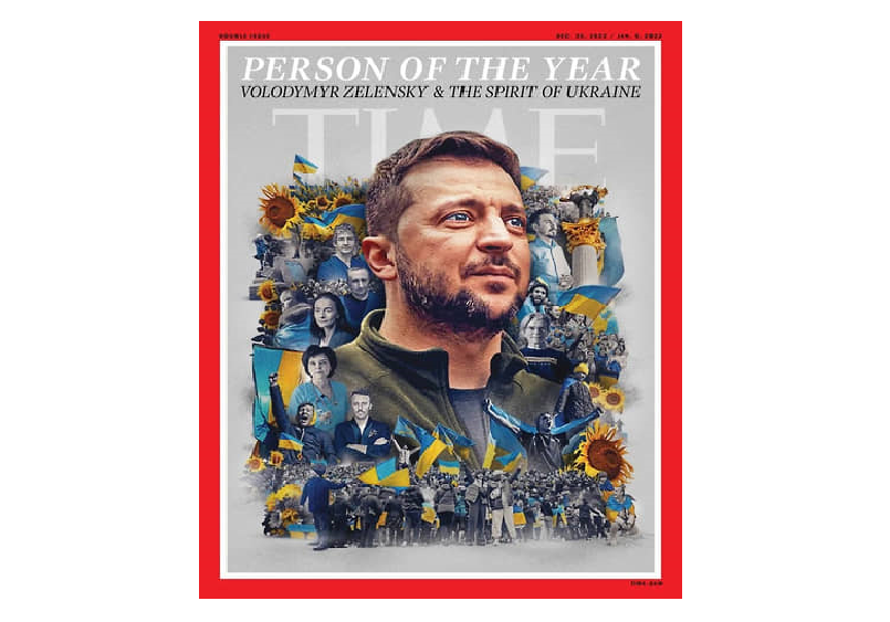 Журнал Time назвал Владимира Зеленского «Человеком года»